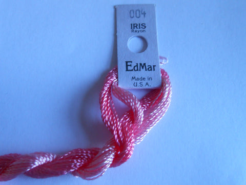EdMar Iris Specialist Threads - Colour Pink Number 004