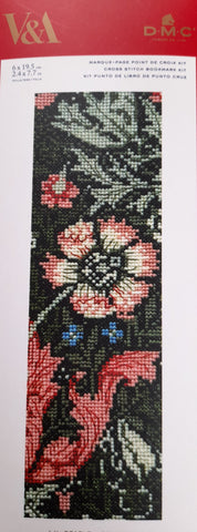 DMC Counted Cross Stitch Bookmark Kit "Compton" by J.H Dearle
