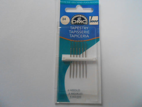 DMC Tapestry Needles Size 24 - Pack of 6