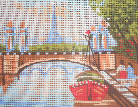 Collection D'Art "Paris" Small Printed Tapestry Canvas