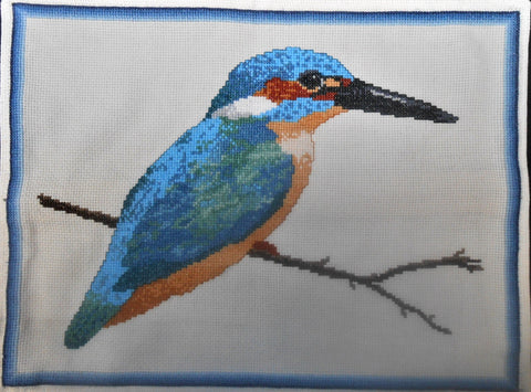Tandem Cottage Designs Counted Cross Stitch Kit "Kingfisher"