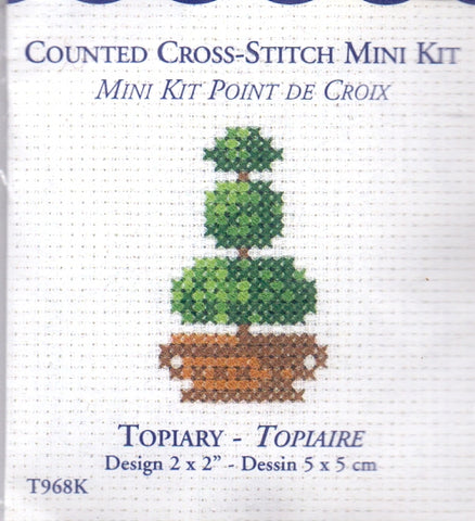 DMC Mini Counted Cross Stitch Kit "Topiary"
