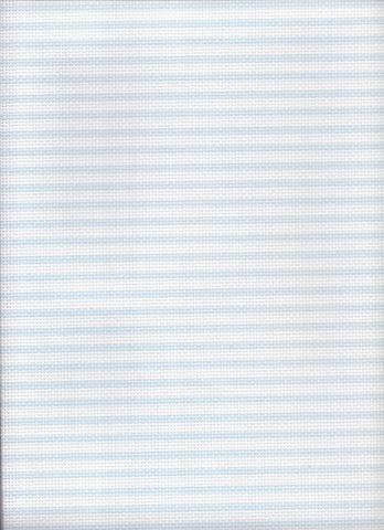 DMC 14 Count Aida Fabric Impressions Blue Stripes size 49 x 89cms
