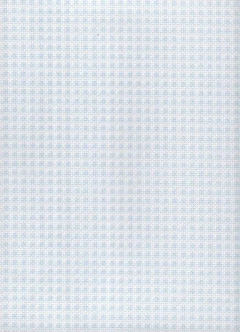 DMC 14 Count Aida Fabric Impressions Blue/White Squares size 49 x 89cms