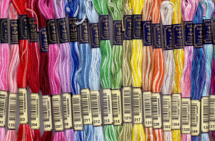 Threads - Anchor Six Stranded Multicoloured Threads