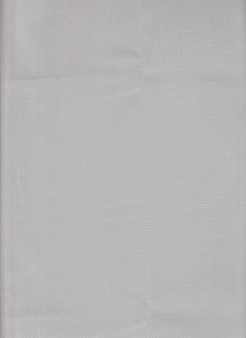 18 Count Zweigart Aida Fabric Dove Grey  size 49 x 54 cms