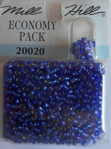 Mill Hill Seed Beads Economy Pack Blue Colour Number 20020