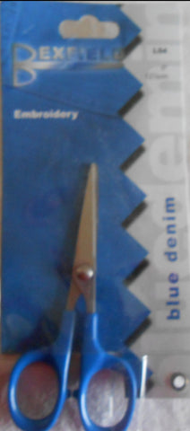 Bexfield Blue Denim Embroidery Scissors 5"/12cms