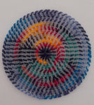 Kit Dark Multicoloured on plastic circular canvas