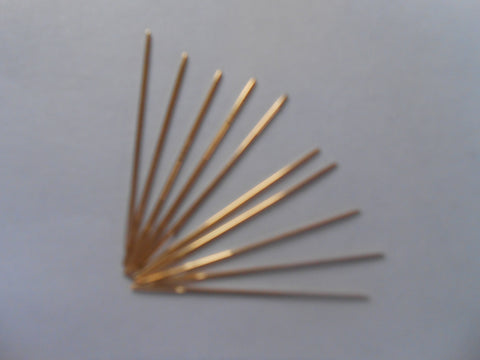Gold Plated Needles Size 26 - Pack of 10