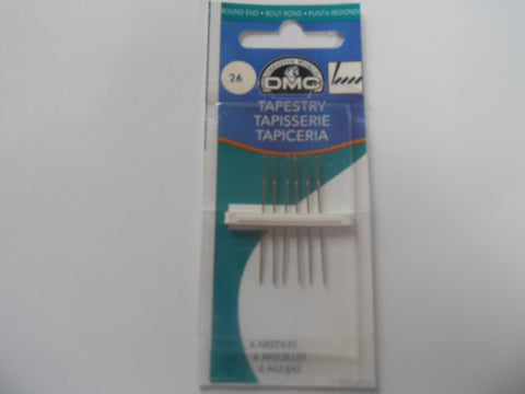 DMC Tapestry Needles Size 26 - Pack of 6