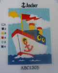 Anchor "Boat" Printed Tapestry Canvas only