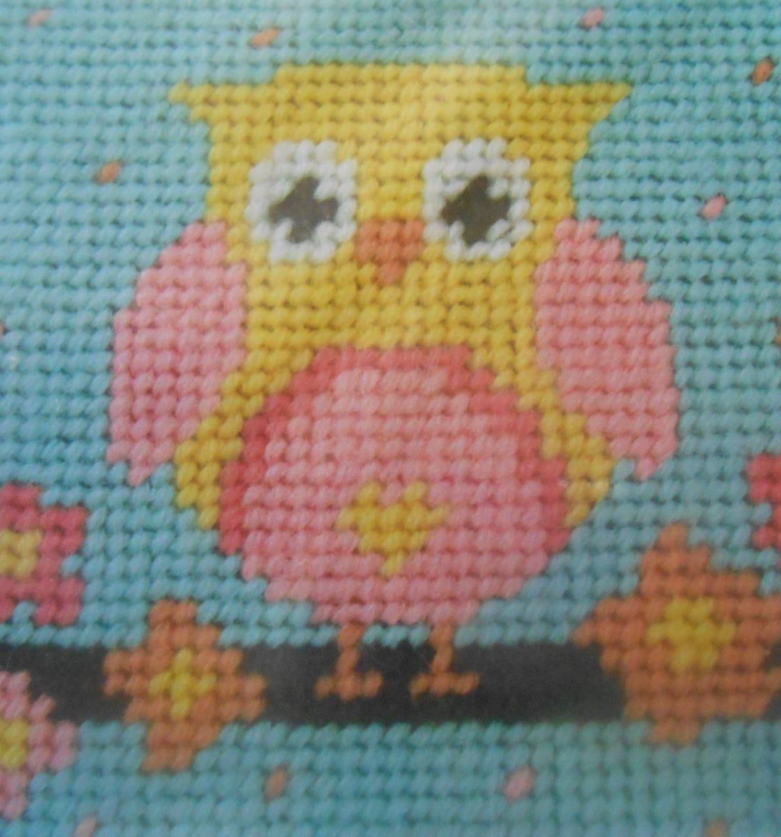 Anchor 1st "Owl" Tapestry Starter Kit Tandem Cottage Needlework