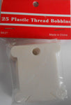 25 Plastic Floss Thread Bobbins