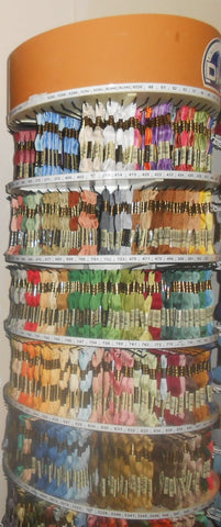 DMC Six Stranded Threads Colours Numbers 520 - 680