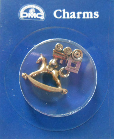 DMC Charms  - Train and Rocking Horse