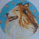 Collection D'Art "Shetland Sheepdog" Small Printed Tapestry Canvas