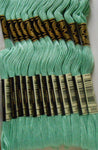 DMC six stranded threads Box of 12 Mint Green Number 966