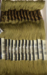 DMC six stranded threads Box of 12 Olive Green Number 3011