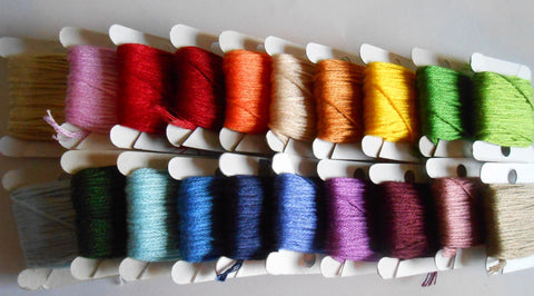 Anchor Stranded Cotton Threads 20 full skeins bobbins colours may vary