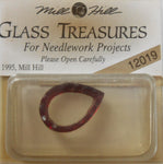 MIll Hill Glass Treasures - Ruby Teardrop