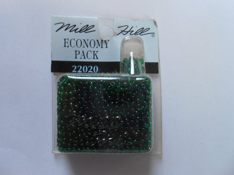 Mill Hill Seed Beads Economy Pack Green Number 22020