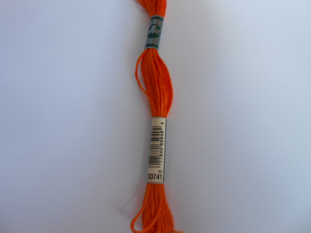Orange Dmc Thread DMC Rayon Thread Colour Orange Number 30741 – Tandem Cottage Needlework