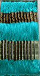 DMC six stranded threads Box of 12 Green Colour Number 3812