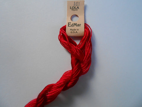 EdMar Lola Specialist Threads - Colour Red Number 101
