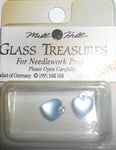 MIll Hill Glass Treasures - Blue Hearts