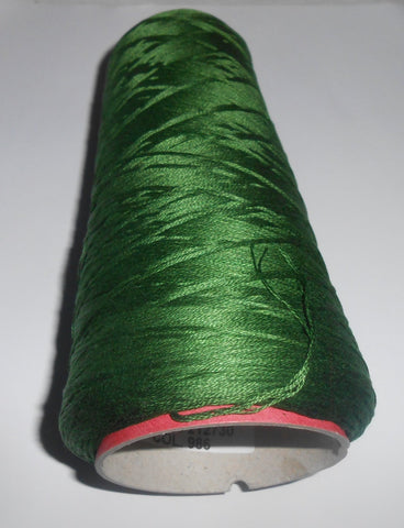 DMC Six Stranded 100g/425m Cone Colour Green Number 986