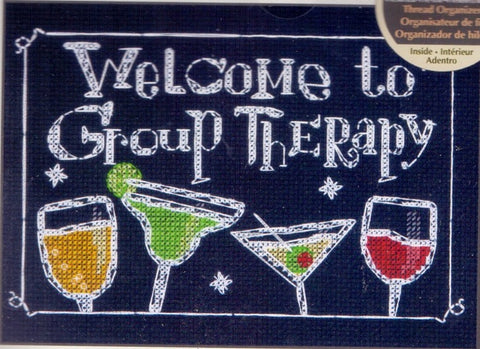 Dimensions Mini Counted Cross Stitch Kit "Group Therapy"