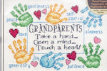 DImensions Counted Cross Stitch Kit "Grandparents Touch a Heart"
