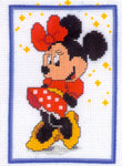 Disney Counted Cross Stitch Kit "Minnie Mouse" by Vervaco - Tandem Cottage Needlework
