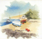 Heritage Crafts John Clayton Watercolours "Fishing Boats" Chart ONLY