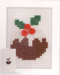 Trimits Cross Stitch Card Kit - Christmas Pudding