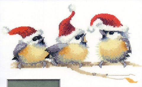 Heritage Crafts Valerie Pfeiffer Christmas Collection "Festive Chicks" Chart ONLY