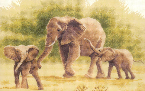 Heritage Crafts Power & Grace "Elephants" Chart ONLY