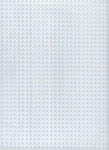 DMC 14 Count Aida Fabric Impressions Blue/White Squares size 49 x 89cms